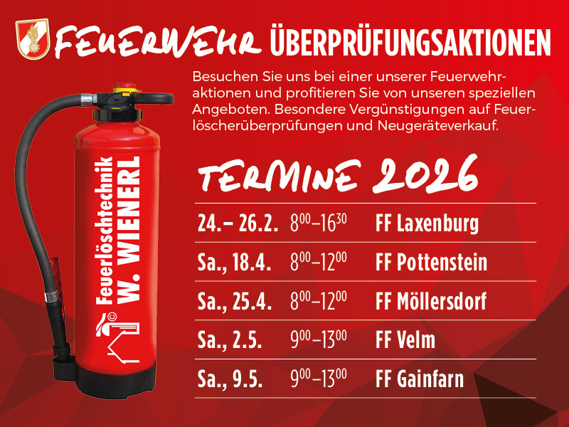 Feuerwehr Überprüfungsaktion